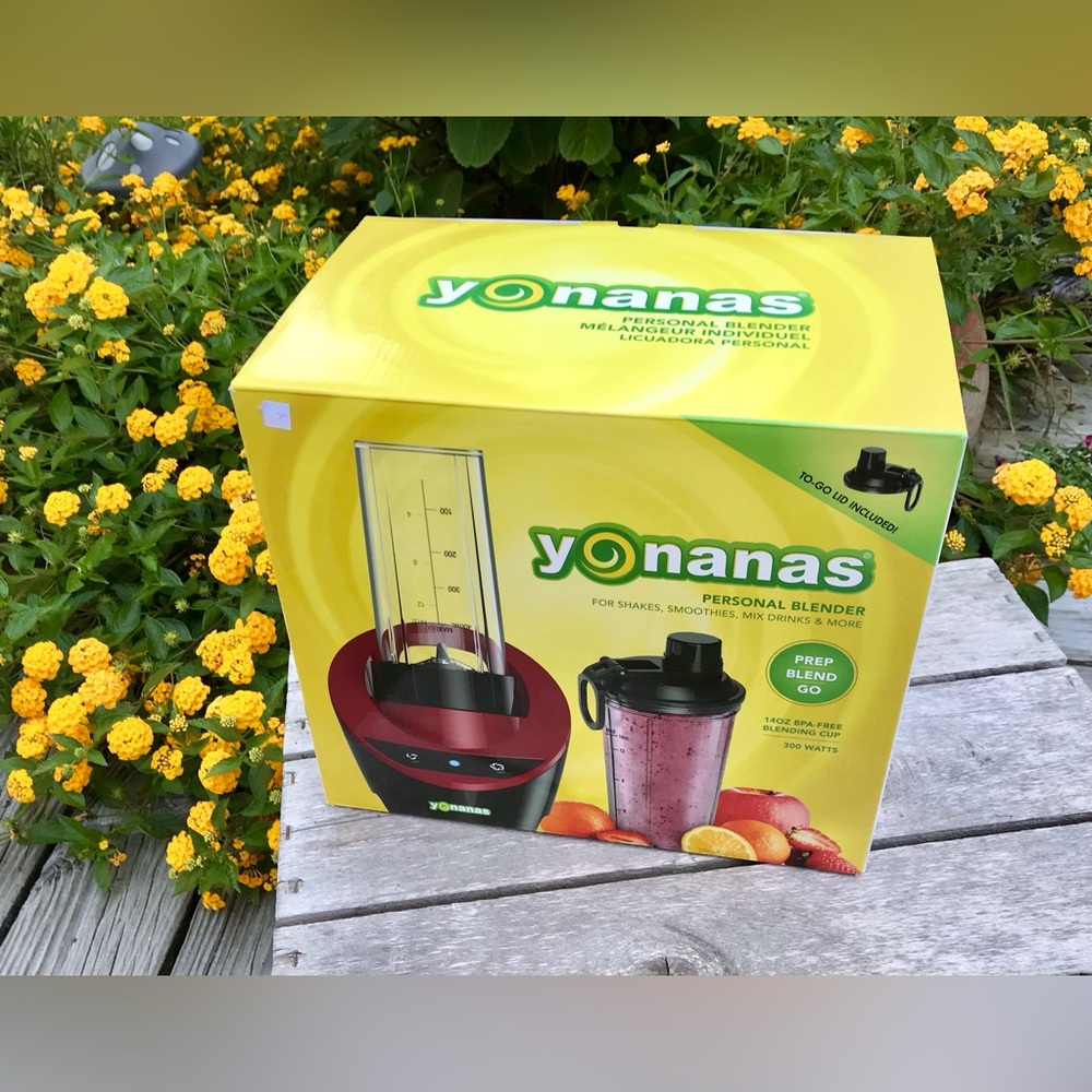 NEW Yonanas Personal Blend Blender Jet Travel Cup Lid Make Shakes Smoothies More